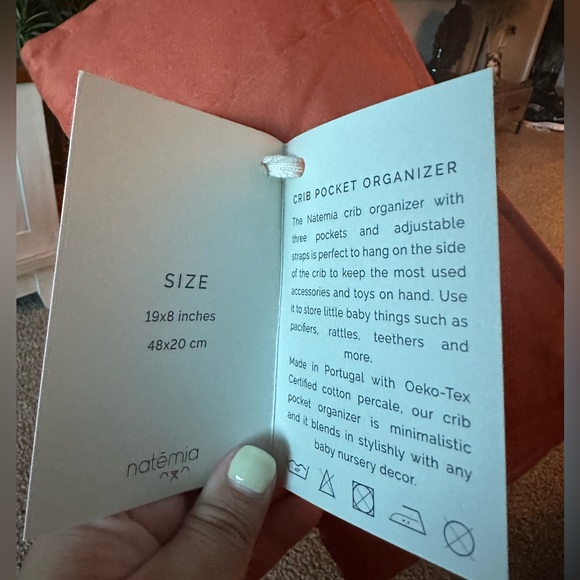 Brand new Natemia Crib Pocket Organizer in Autumn Glaze - Picture 5 of 5